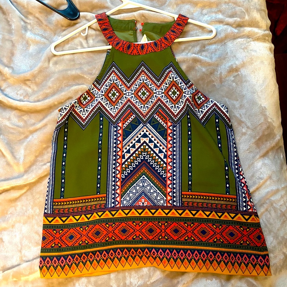 Aztec style top